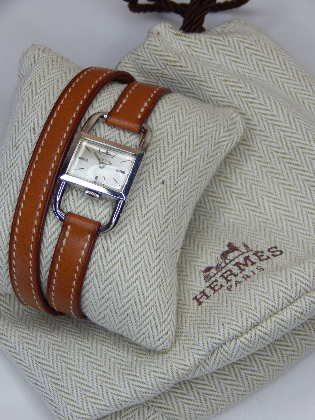 Jaeger Le Coultre Etrier Completely Original Hermés Edition