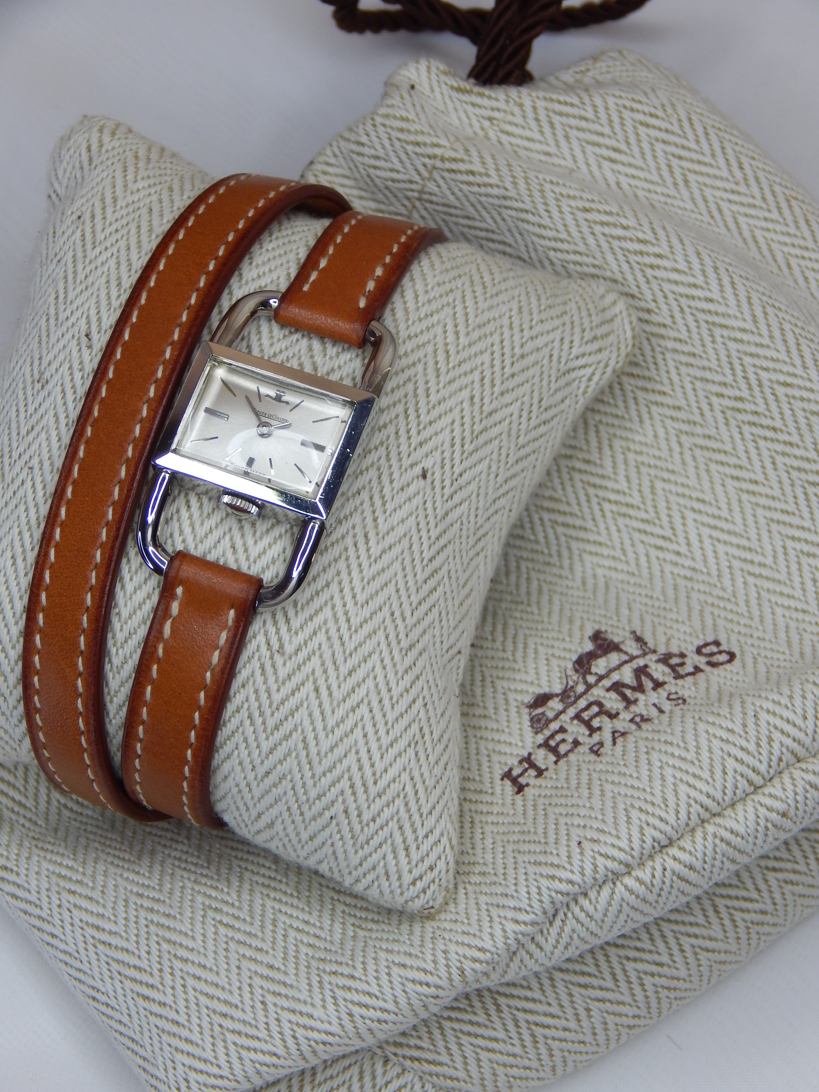 Jaeger Le Coultre Etrier Completely Original Hermés Edition