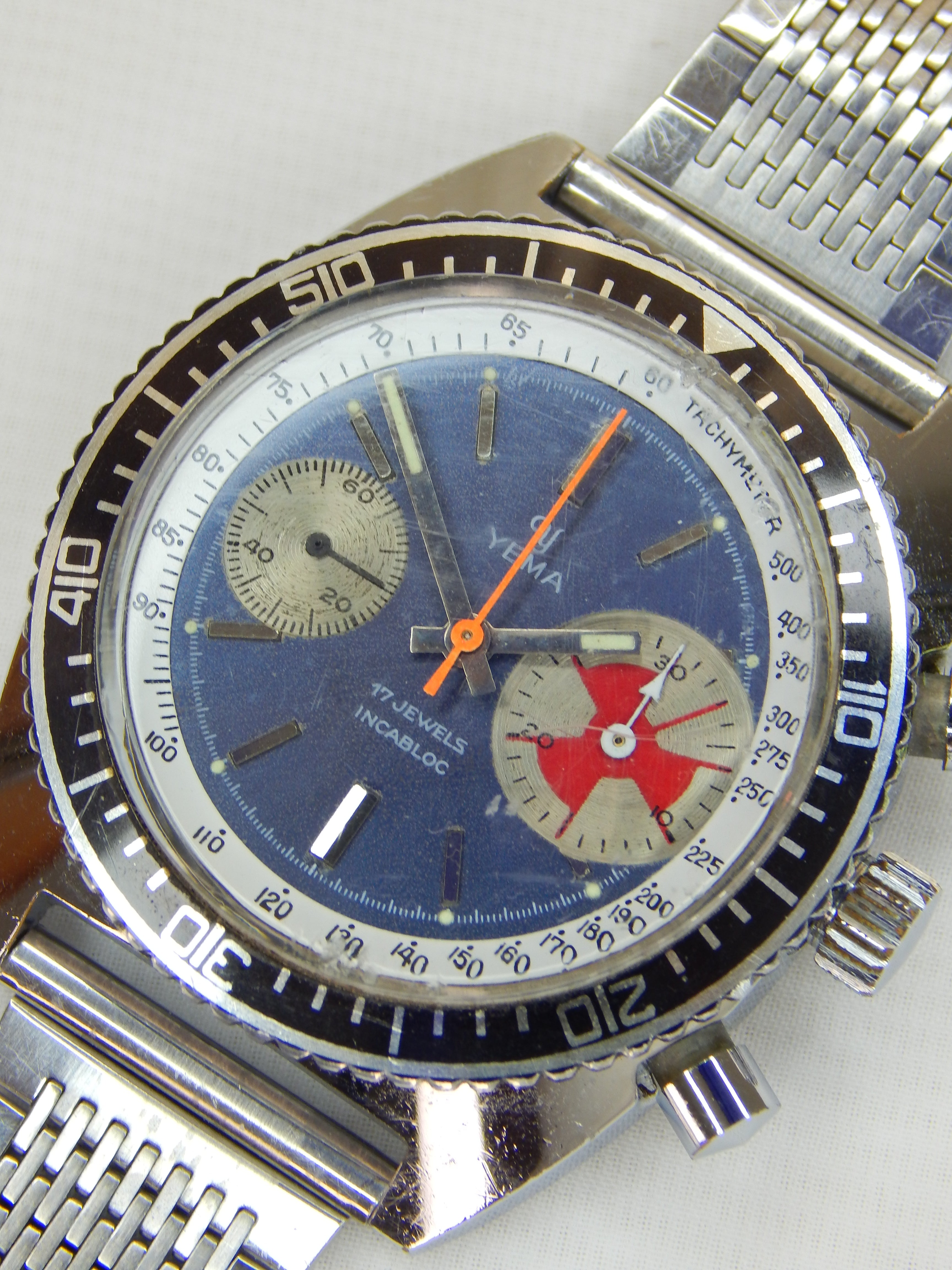 Yema Marine Big Eye Chronograph