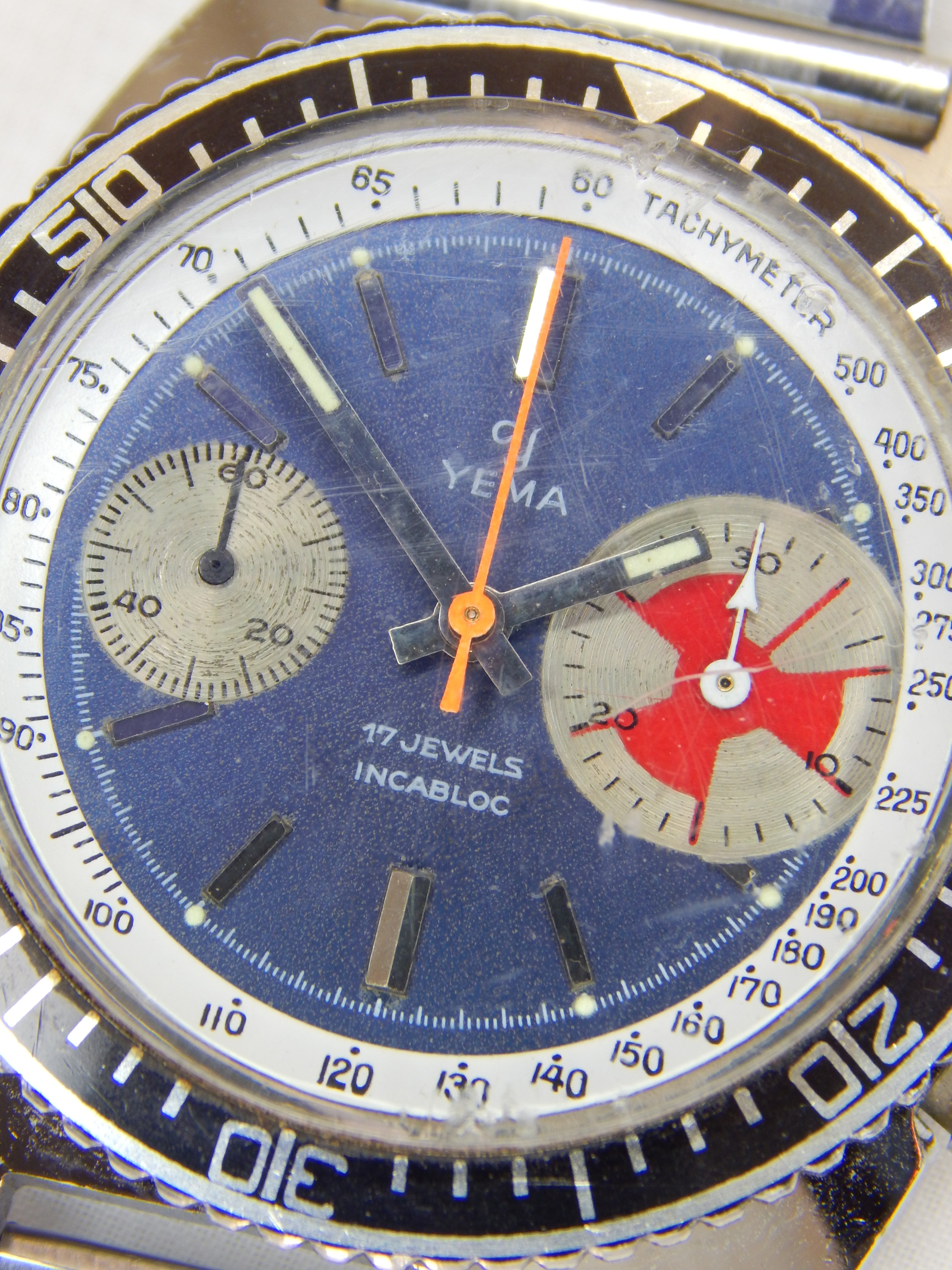 Yema Marine Big Eye Chronograph