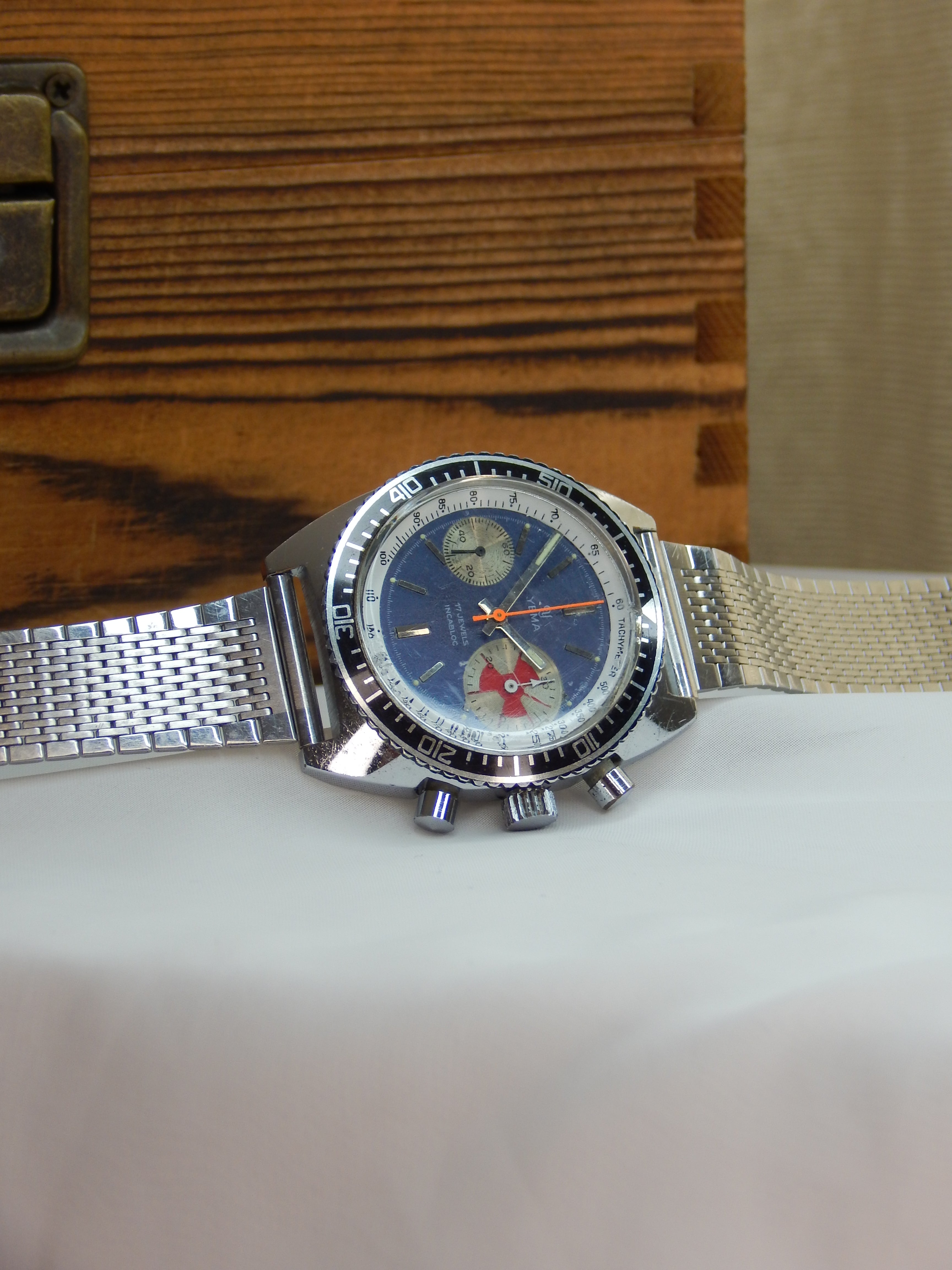 Yema Marine Big Eye Chronograph