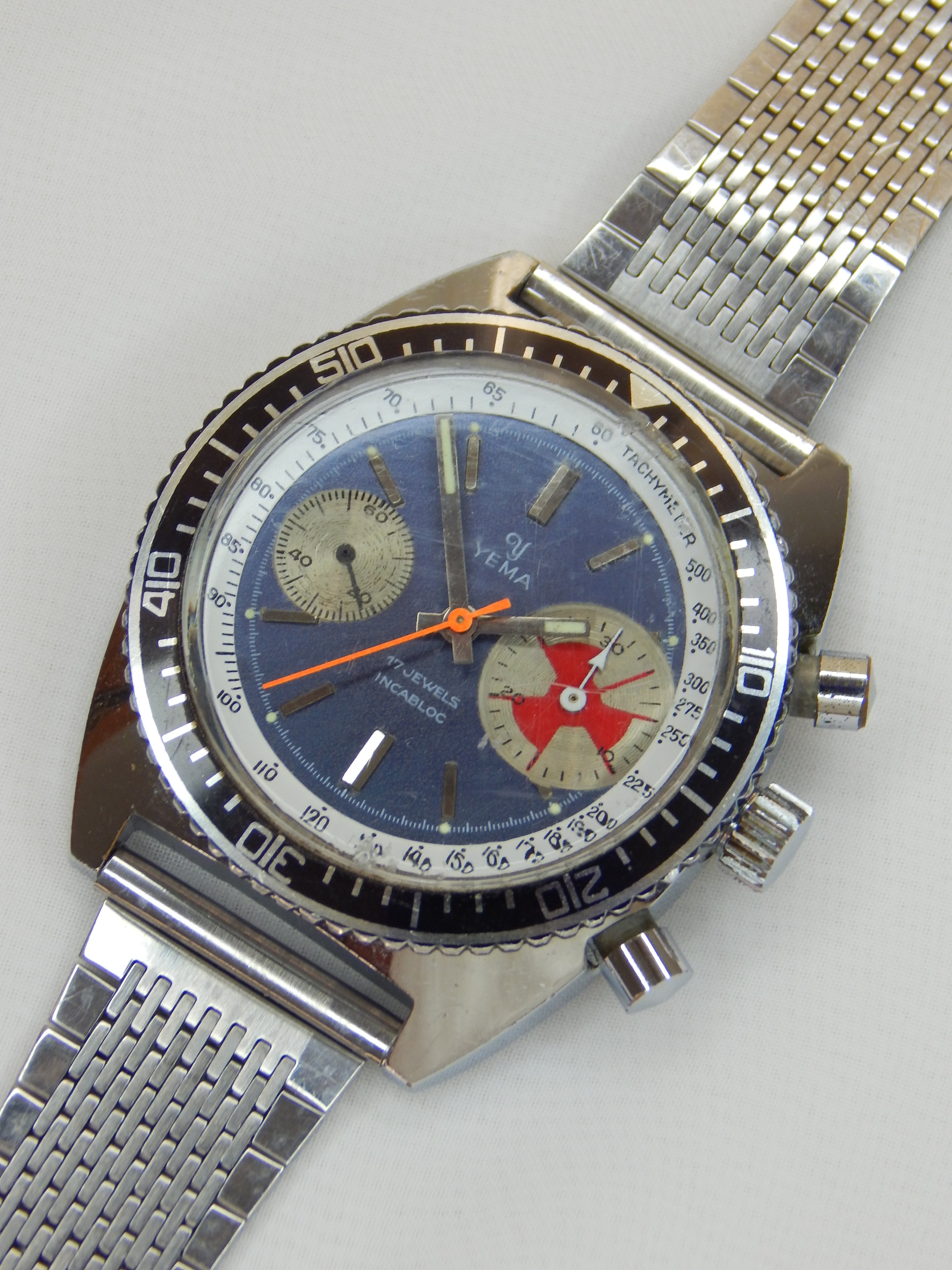 Yema Marine Big Eye Chronograph