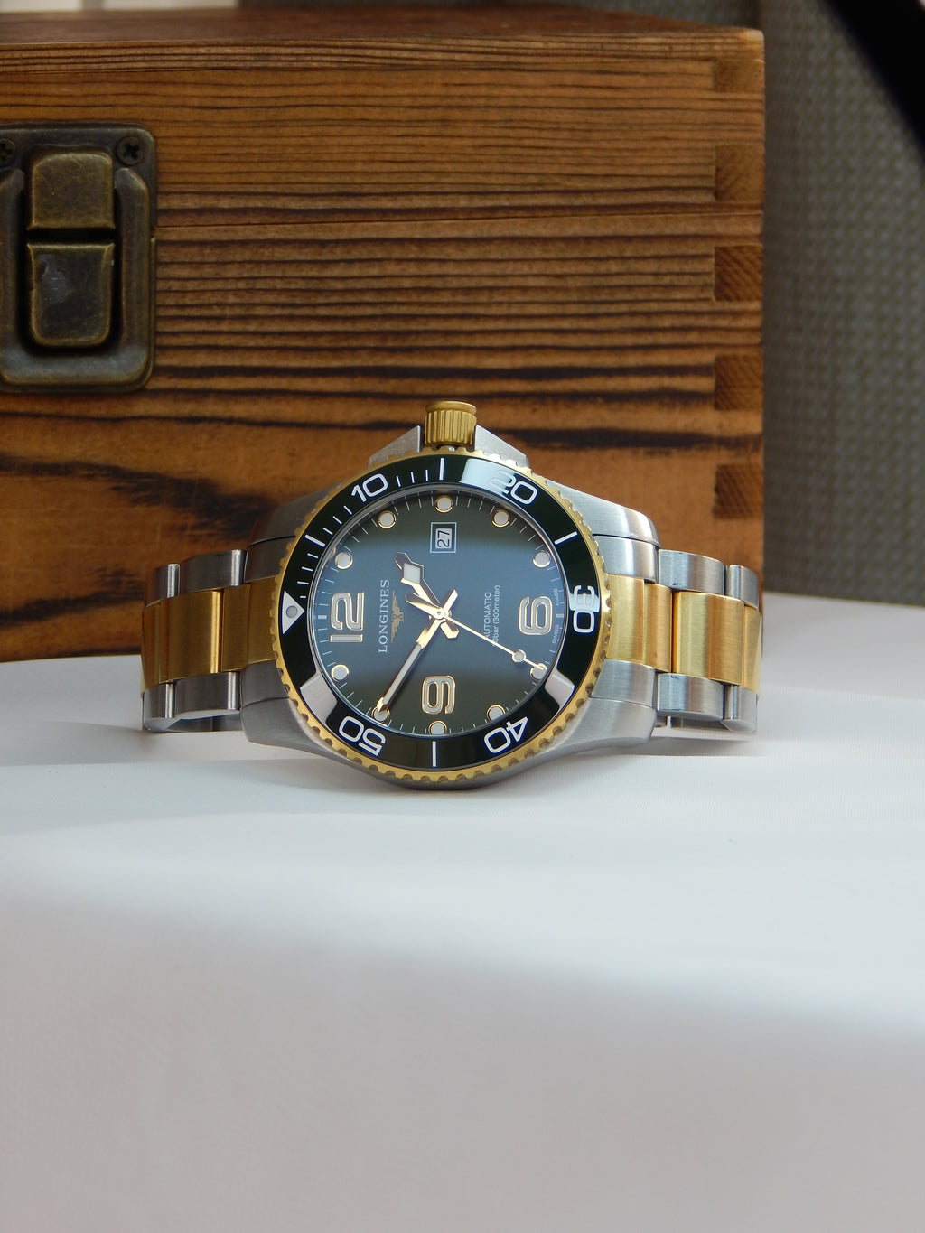 Longines Hydroconquest, big size, Green Dial