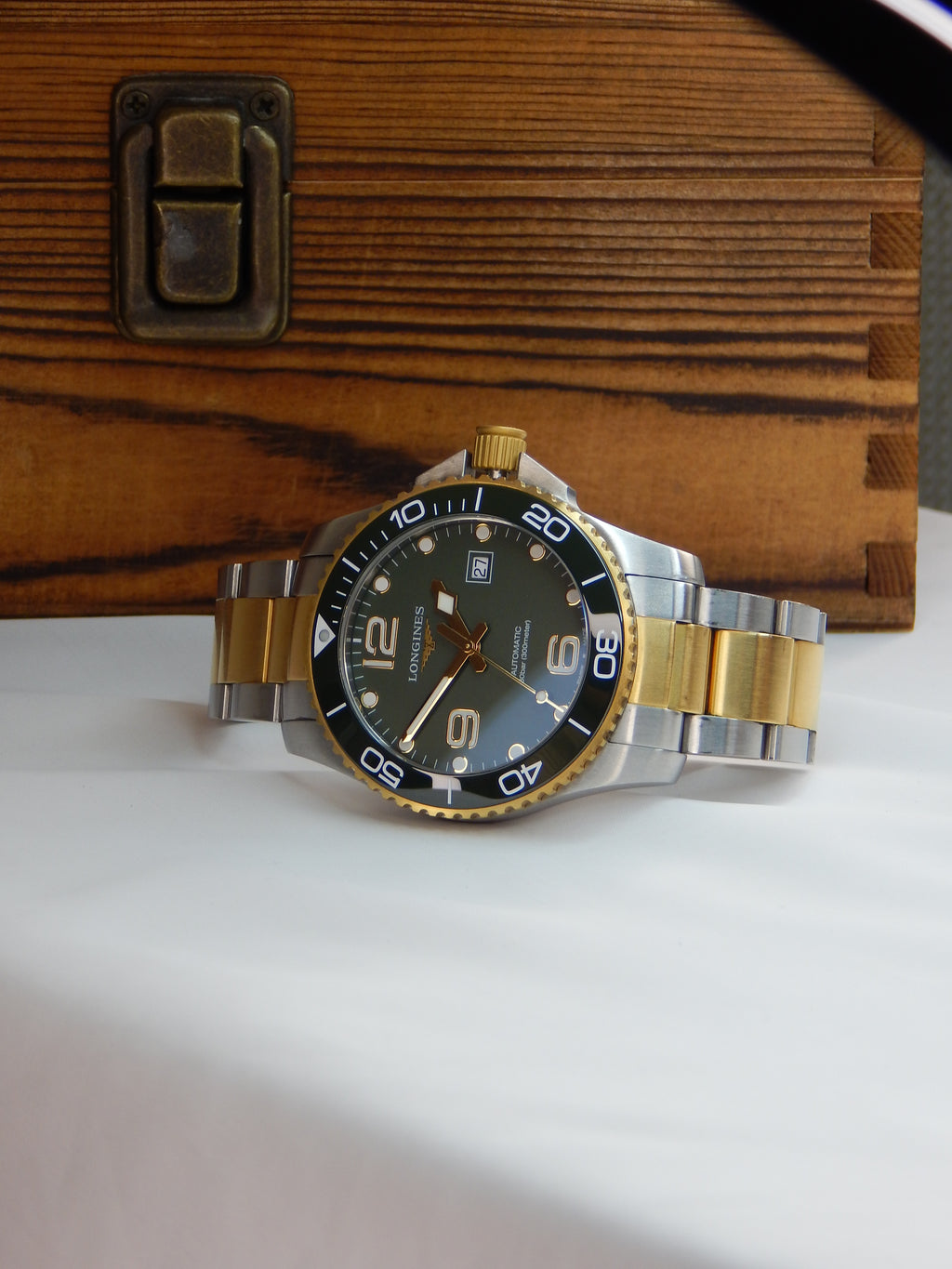 Longines Hydroconquest, big size, Green Dial