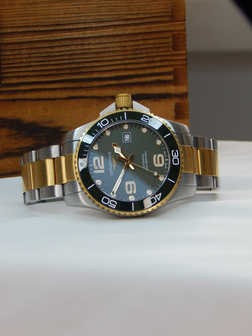 Longines Hydroconquest, big size, Green Dial