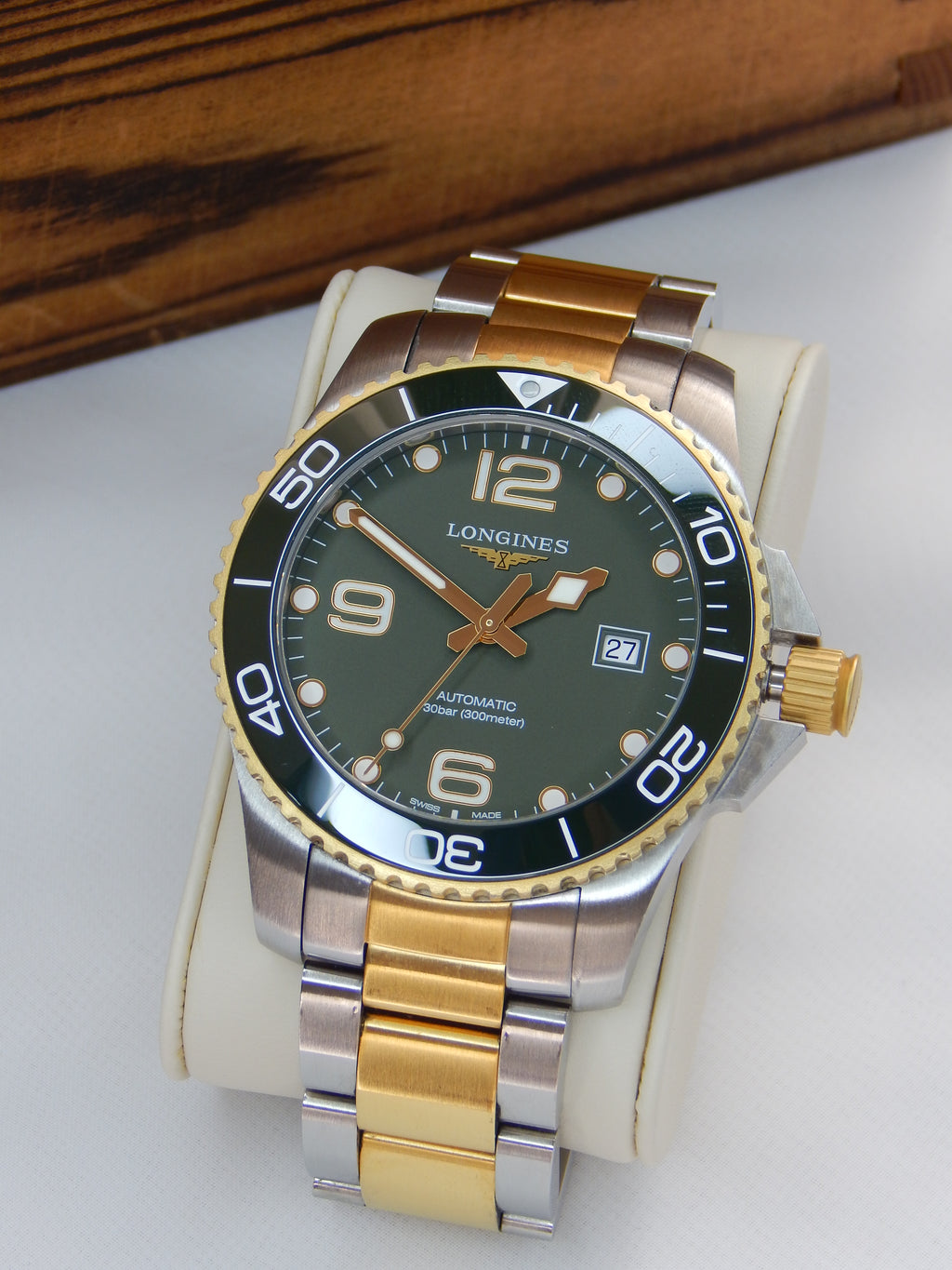 Longines Hydroconquest, big size, Green Dial