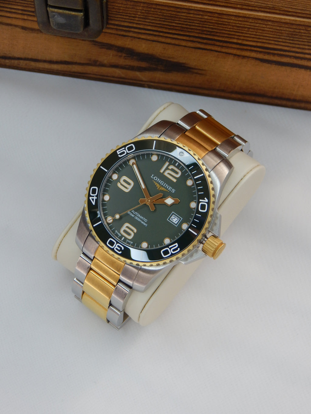 Longines Hydroconquest, big size, Green Dial
