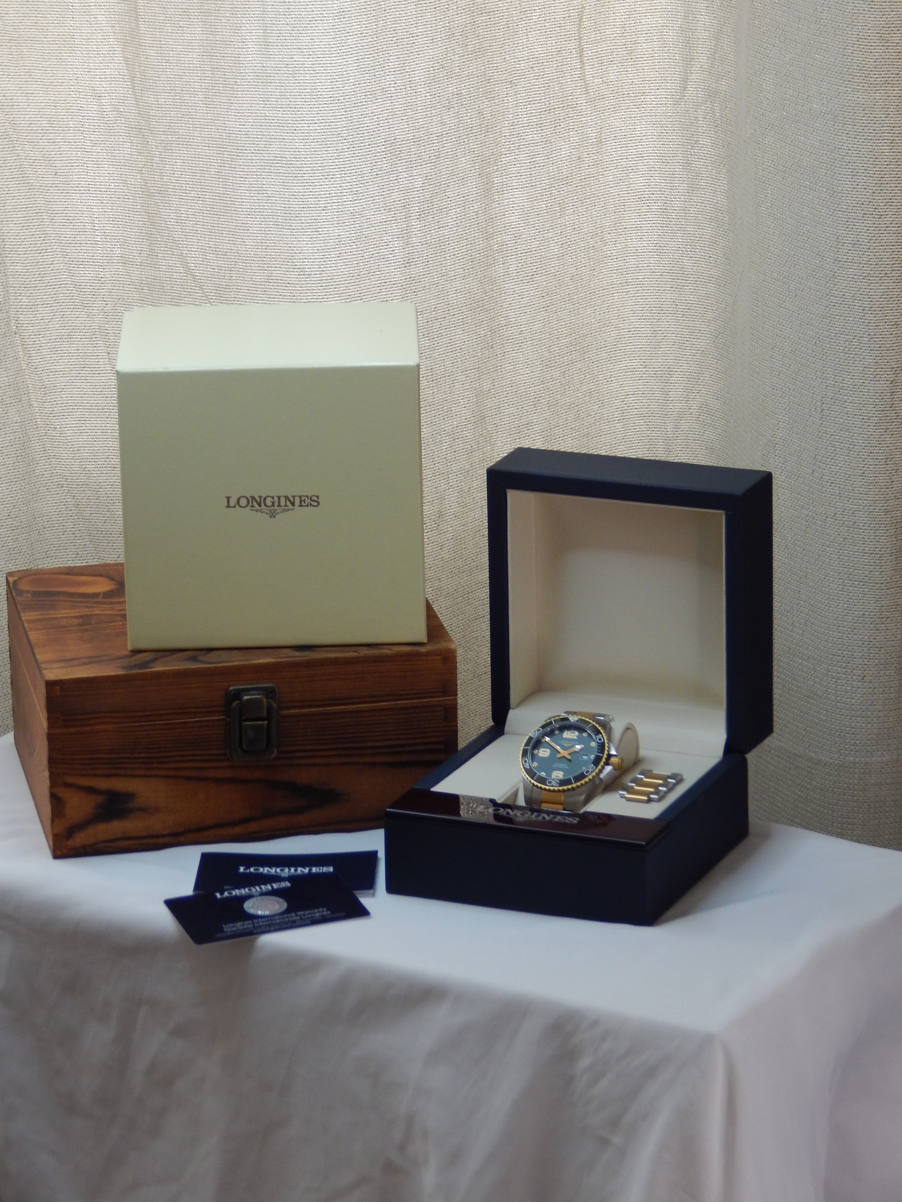Longines Hydroconquest, big size, Green Dial
