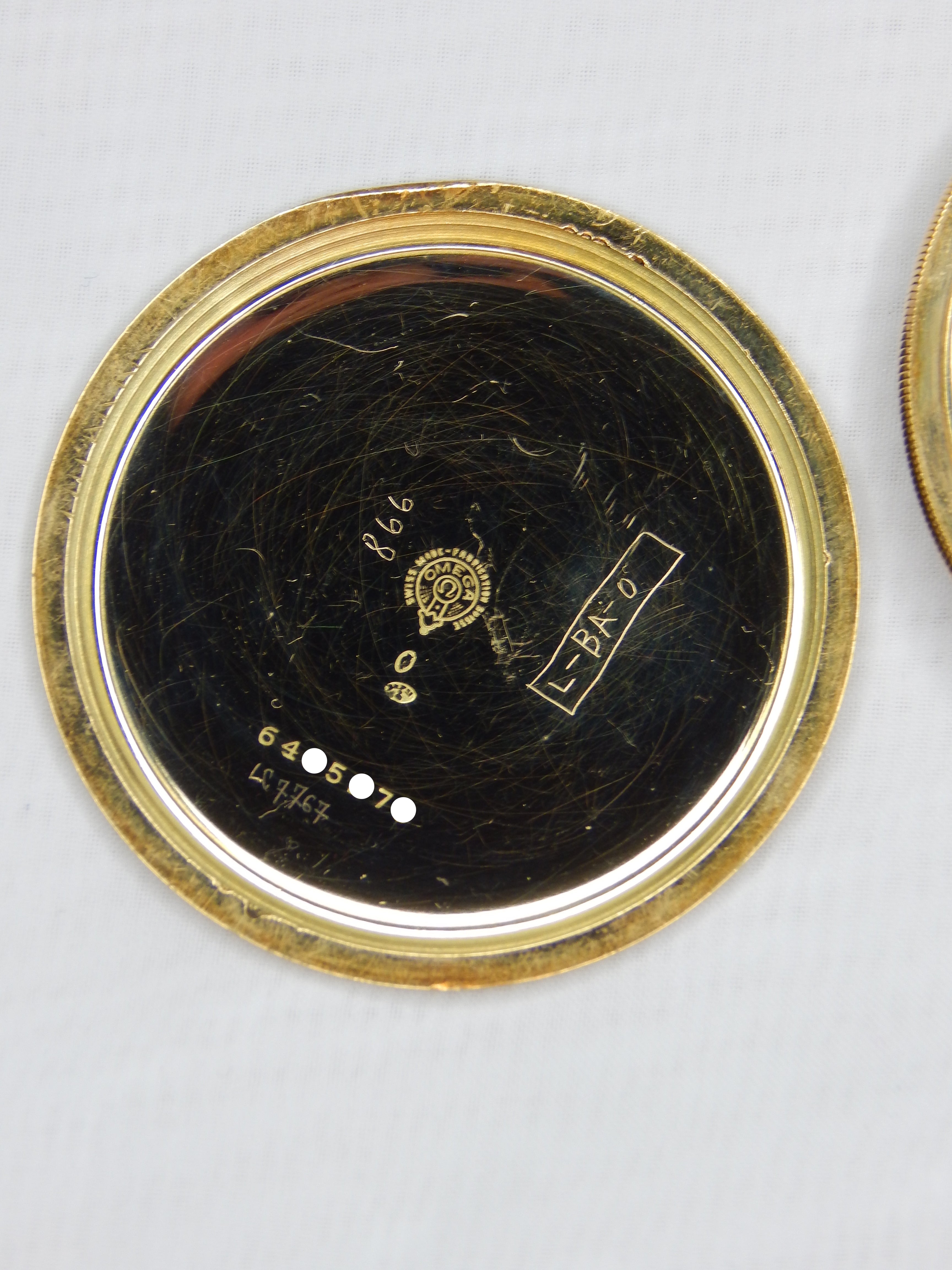 Omega 1920´s gold pocket watch