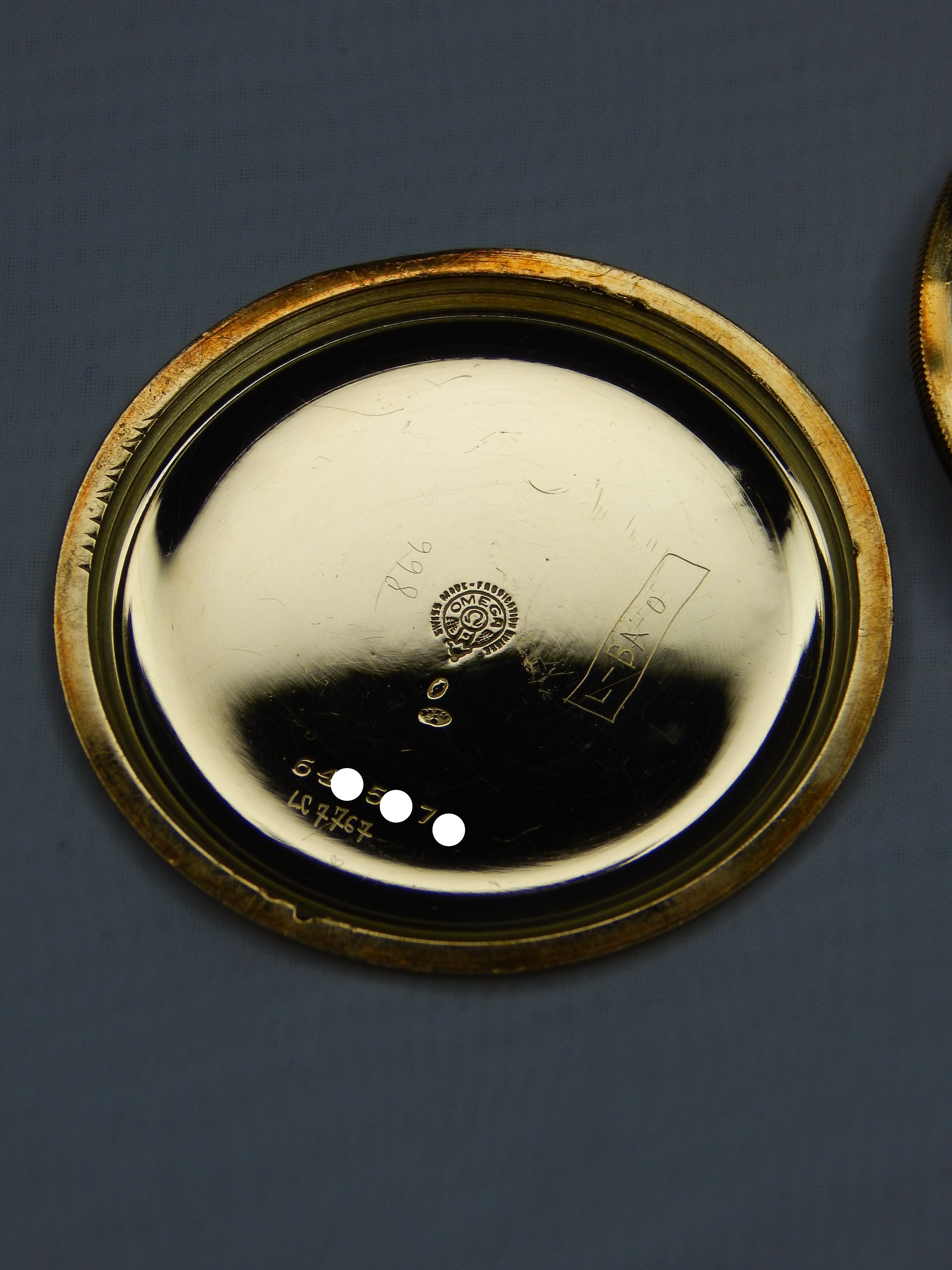 Omega 1920´s gold pocket watch