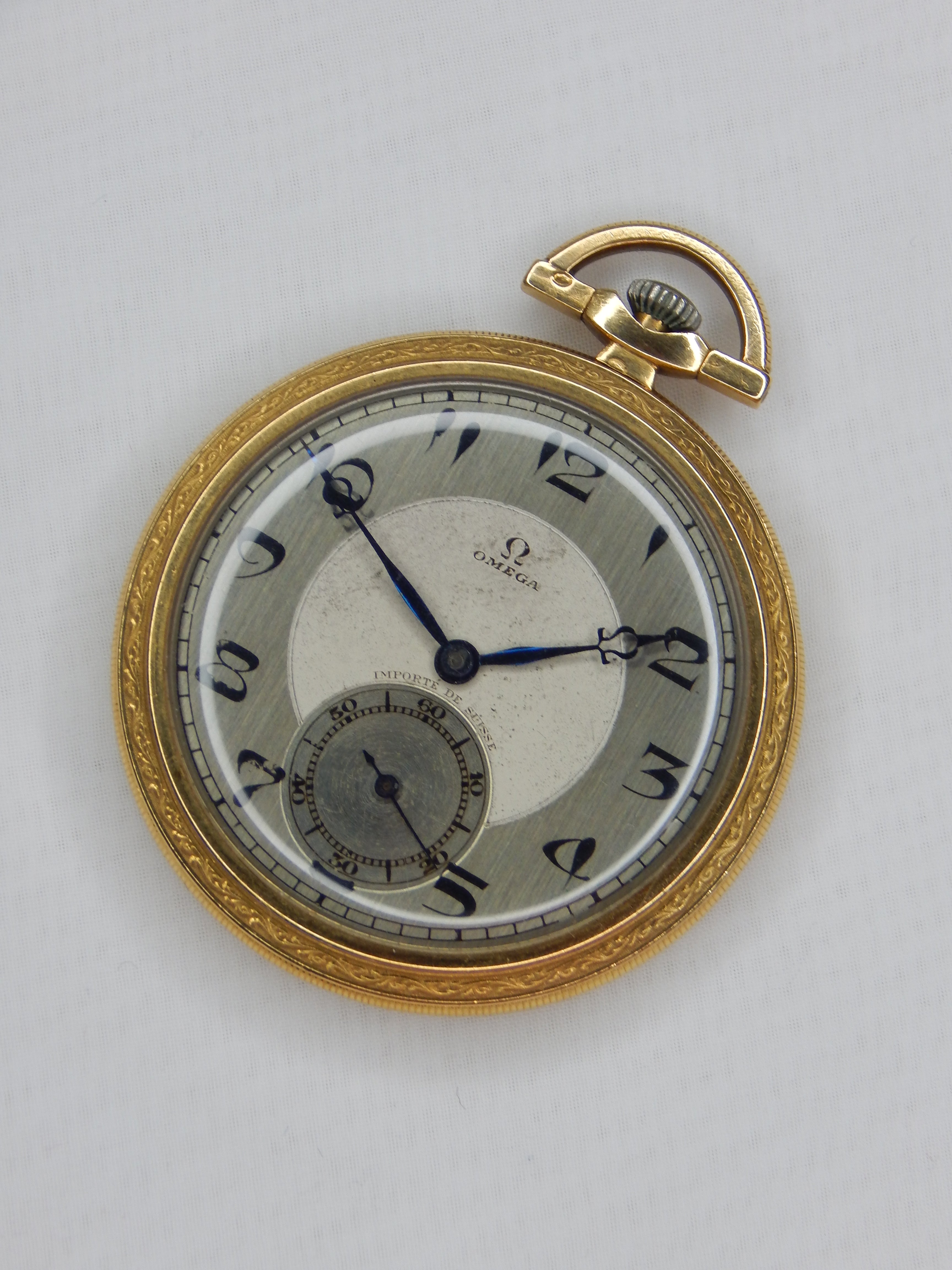 Omega 1920´s gold pocket watch