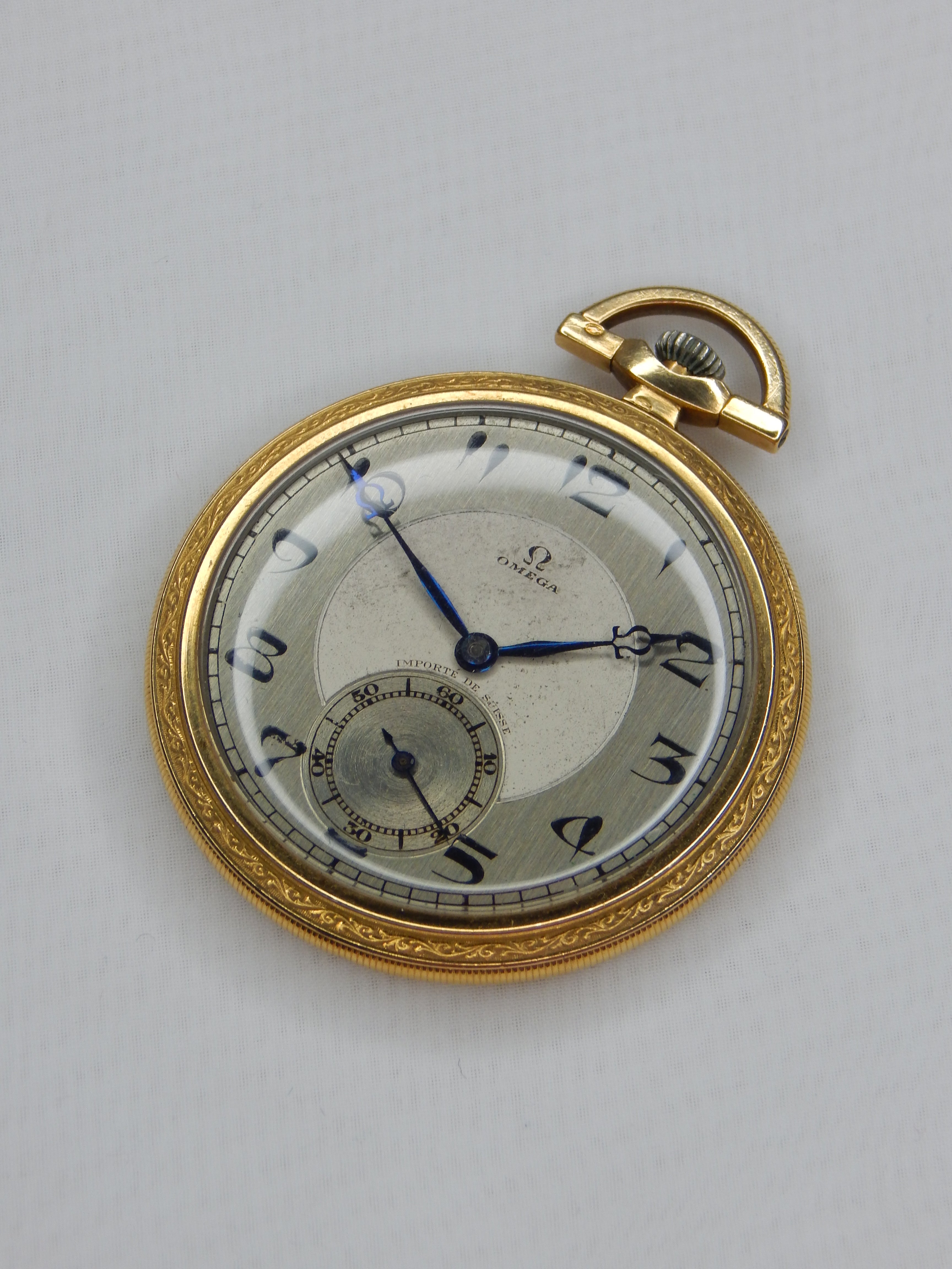Omega 1920´s gold pocket watch