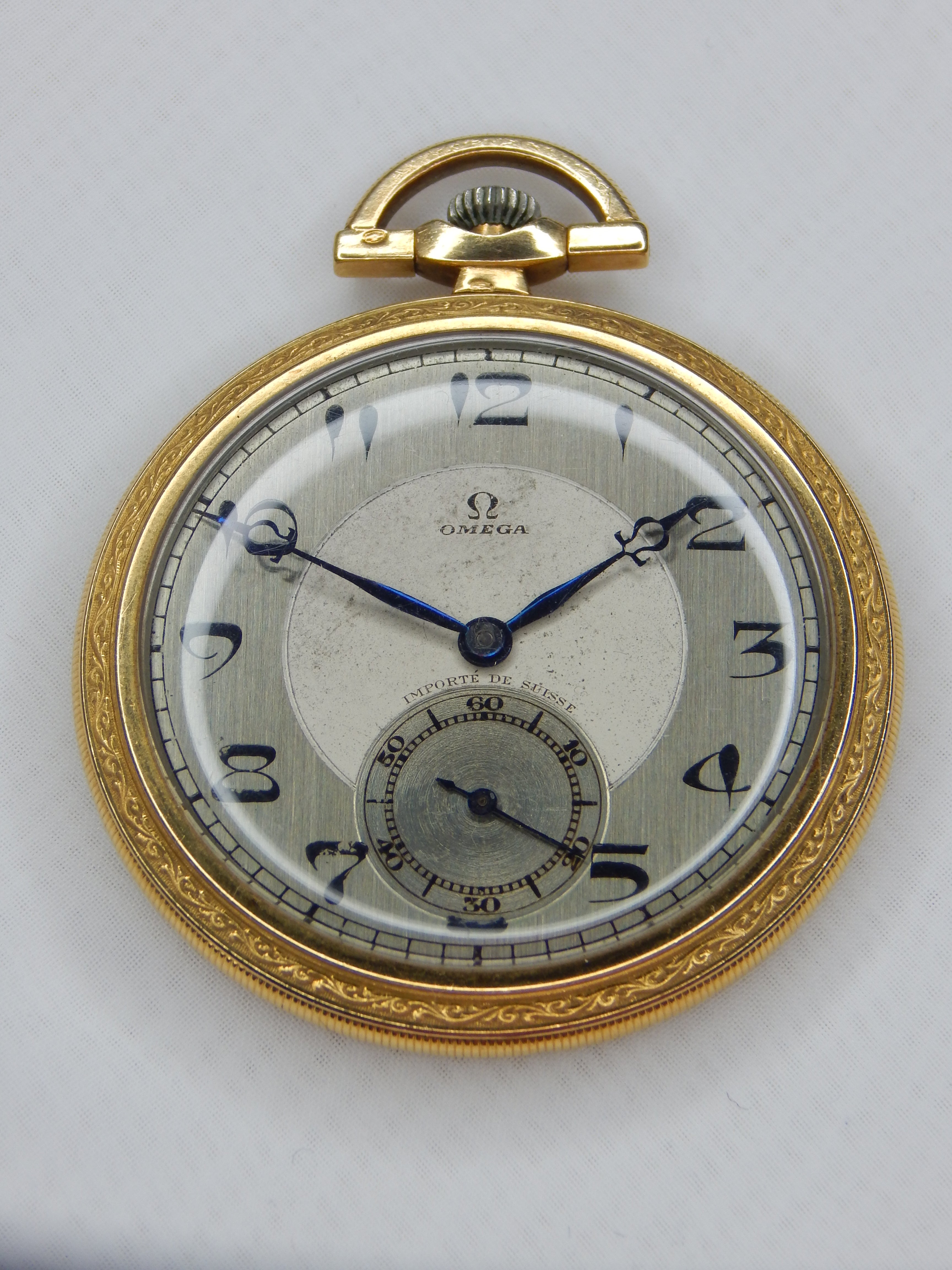 Omega 1920´s gold pocket watch
