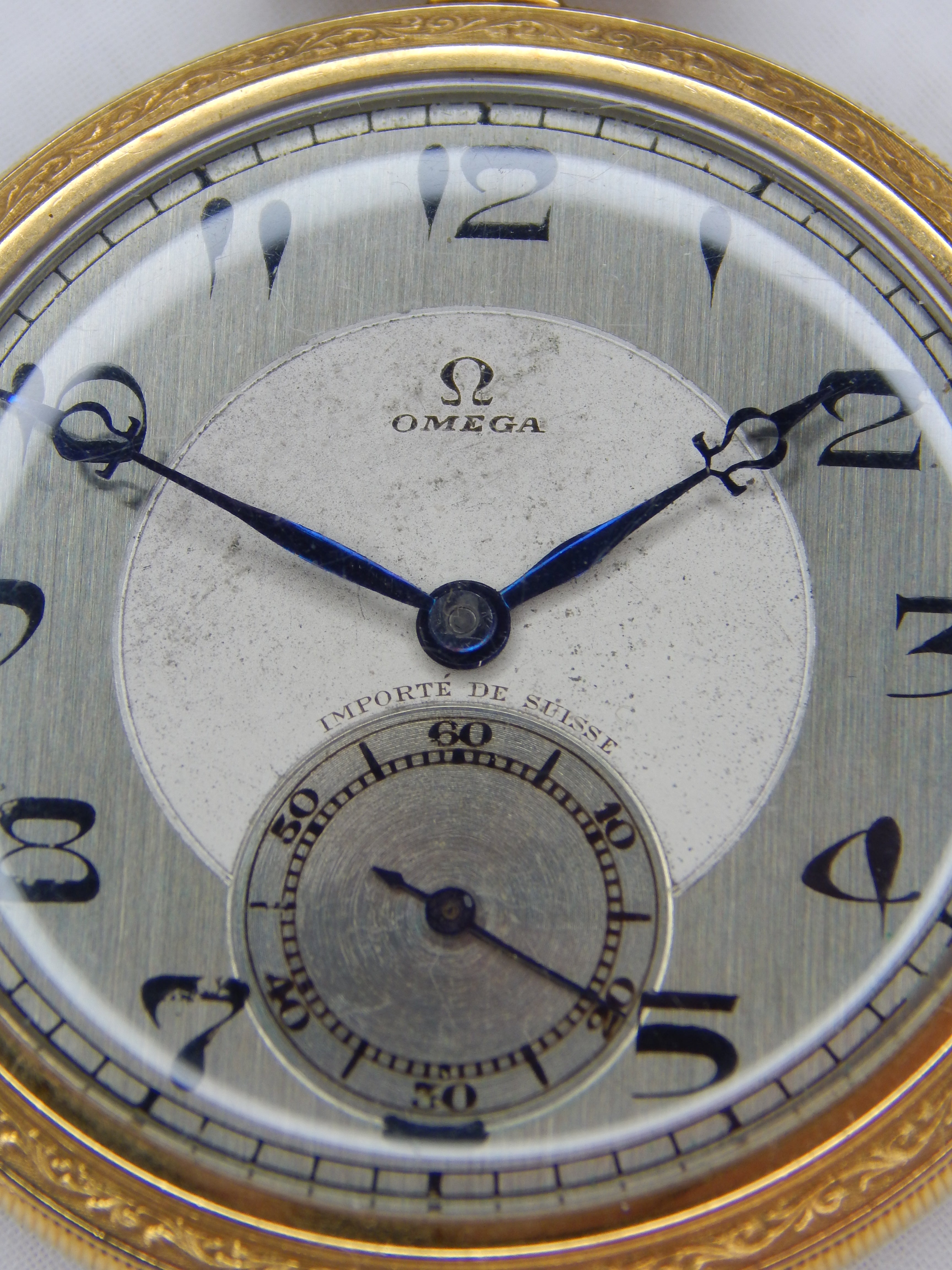 Omega 1920´s gold pocket watch