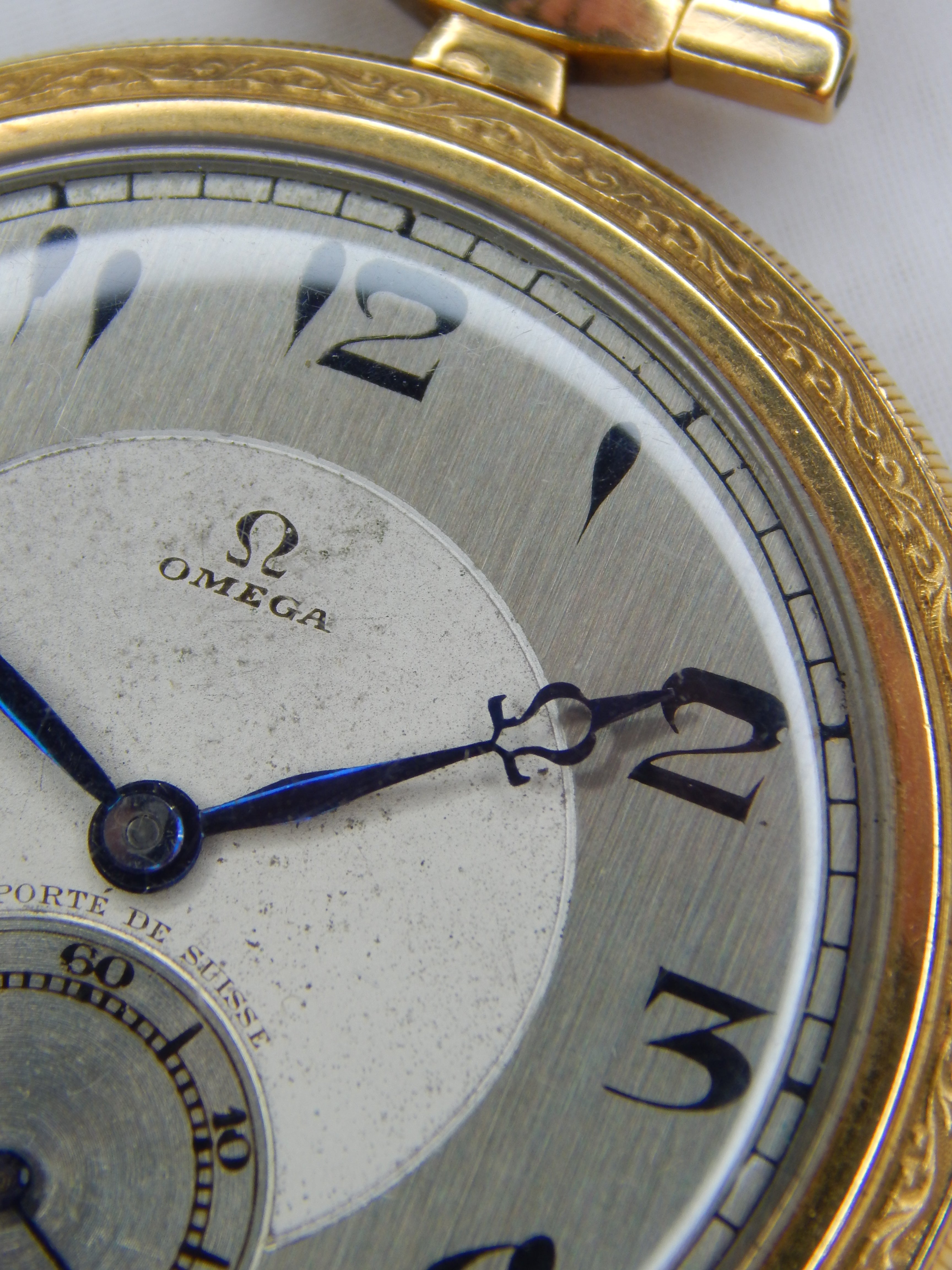 Omega 1920´s gold pocket watch