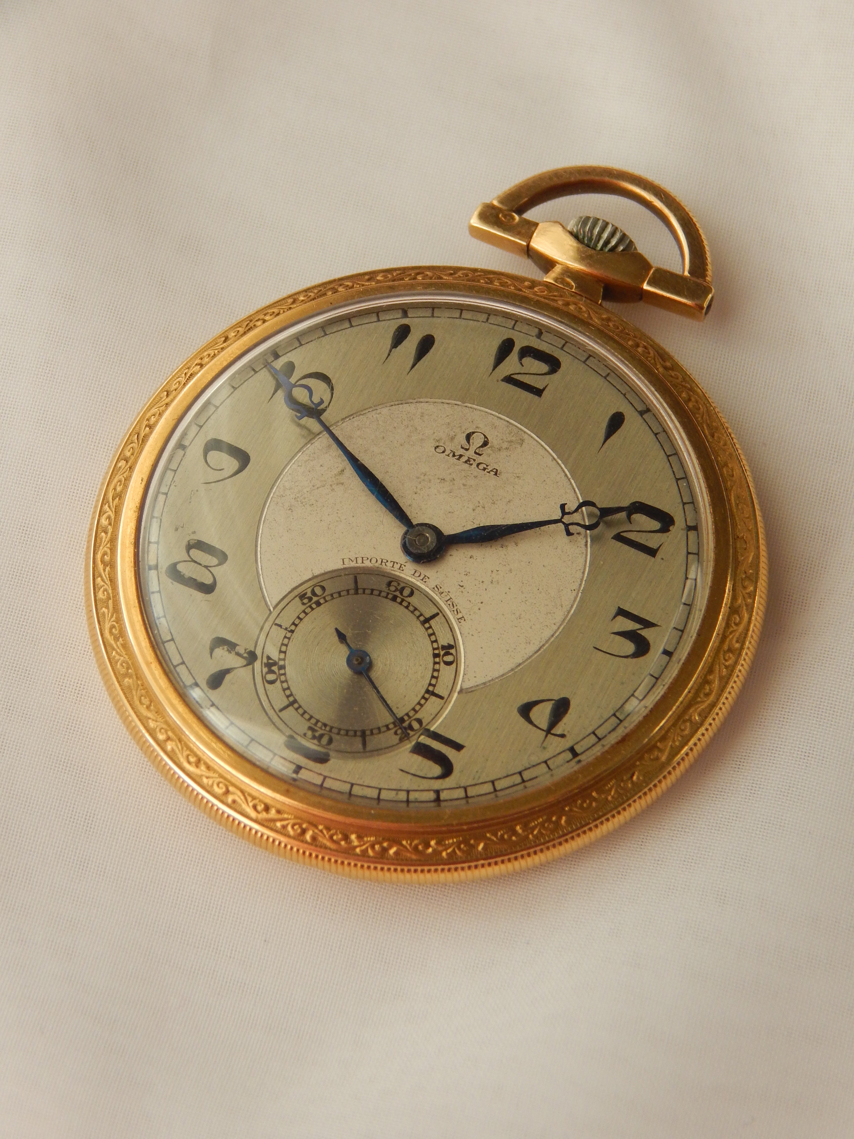 Omega 1920´s gold pocket watch