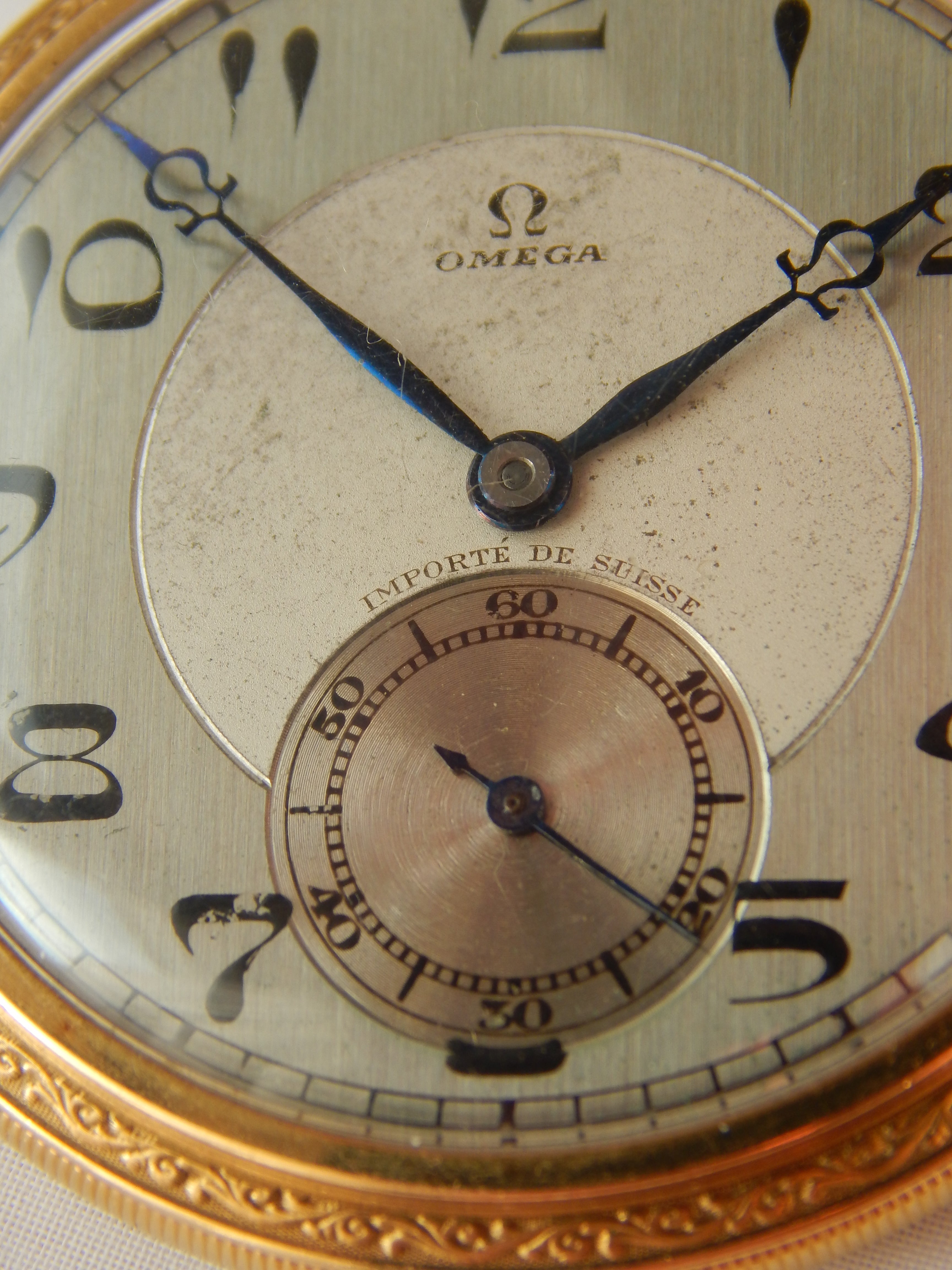 Omega 1920´s gold pocket watch